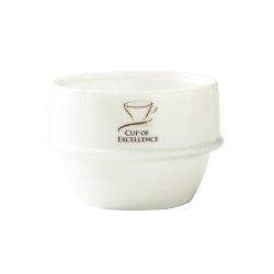 ORIGAMI - Cupping Bowel 225ml - hvid med Cup of Excellence Logo