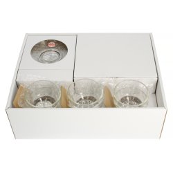 Hario Donau 800 ml Tea Pot + Yunomi Tea Glass Set