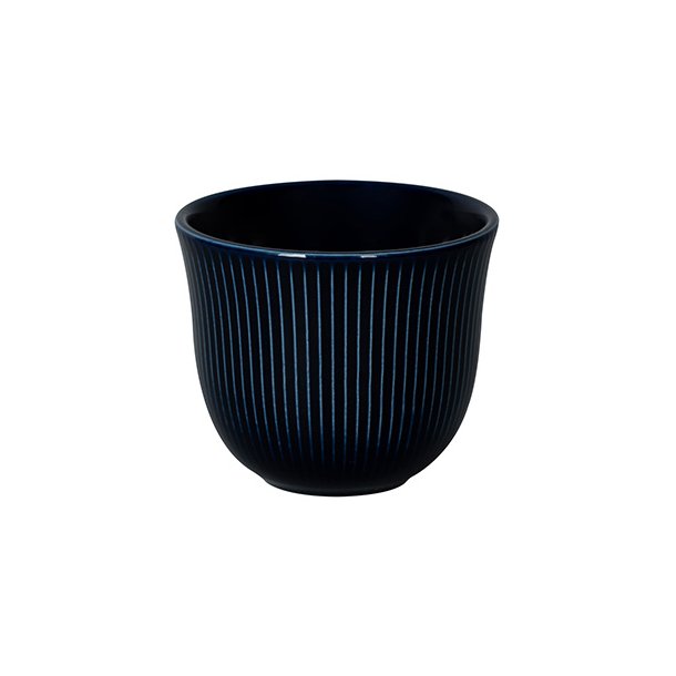 Loveramics embossed cobalt, 150 ml Flat White