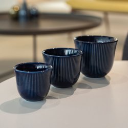 Loveramics embossed cobalt, 250 ml Cappuccino