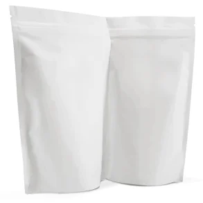 hvide matte med genluk 150 gr