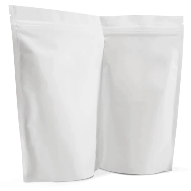 hvide matte med genluk 150 gr