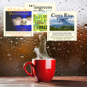 3 x 500 gr friskristet kaffe. Good Vibes og blends. 