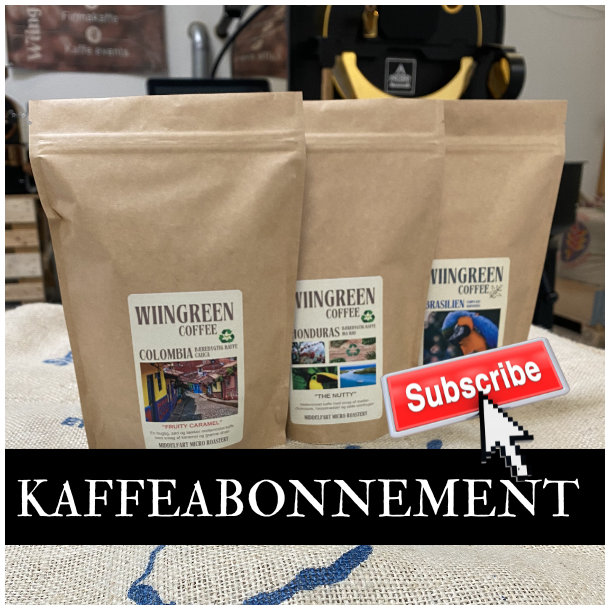 Kaffeabonnement 3 x 250 gr Good Vibes og blends