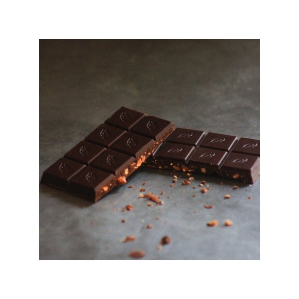 Willie's Cacao - Mrk Chocolate - Ristede Mandler 50 gr