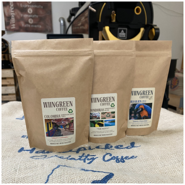 Good Vibes kaffe pakke 5 x 250 gr.  friskristet kaffe 