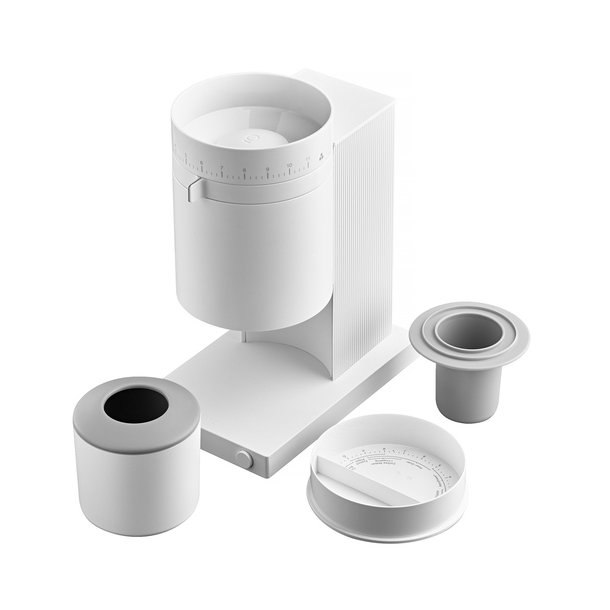 Fellow Opus konisk, hvid kaffekvrn