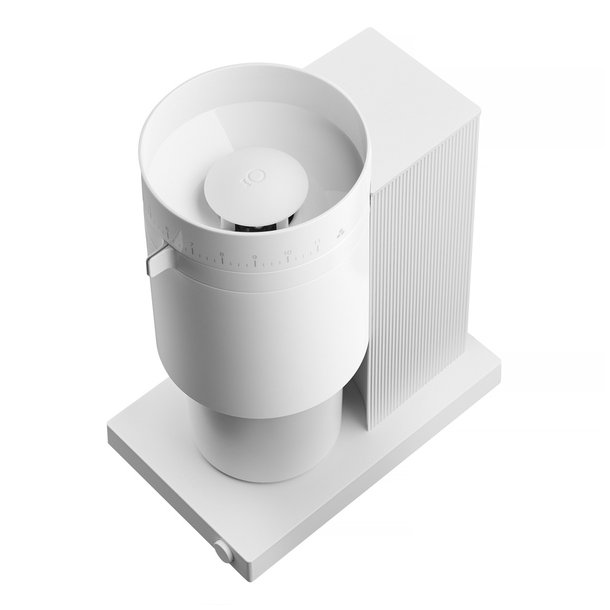 Fellow Opus konisk, hvid kaffekvrn