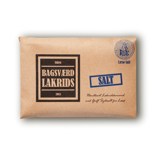 Bagsvrd lakrids, salt 160 gr