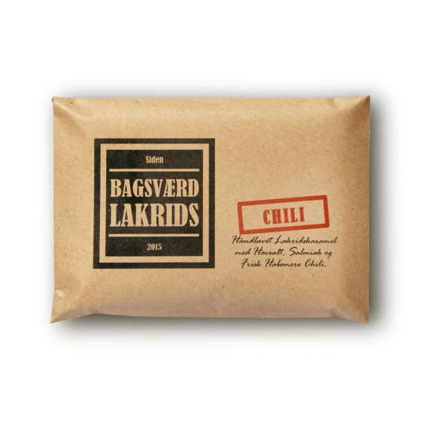 Bagsvrd lakrids, chili 160 gr