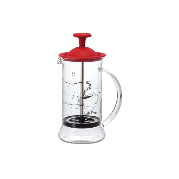 Hario Cafe press slim, rd, 240 ml CPSS-2-R
