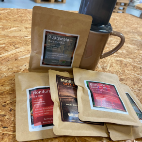 10 x 16 gram mellemristet kaffe
