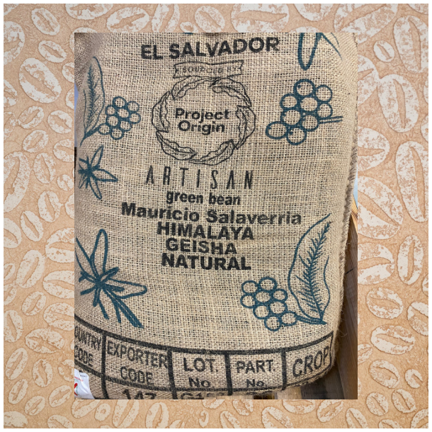 250 gr El Salvador Geisha Gold Label Coffee, Friskristet kaffe, hele bnner