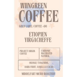 250 gr Etiopien Yirgacheffe Natural Carbonic Macerated, Gold Label Coffee