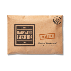 Bagsvrd lakrids, mandel 160 gr