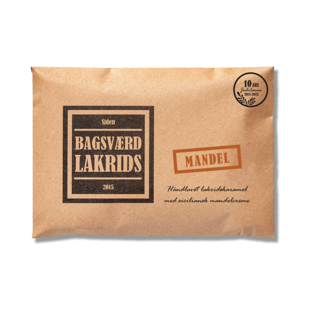 Bagsvrd lakrids, mandel 160 gr
