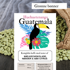 Guatemala Dos Bros,  Huehuetenango, Grnne bnner, 1000 gr.