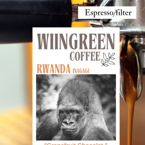 RWANDA inagagi Friskristet kaffe, hele bnner