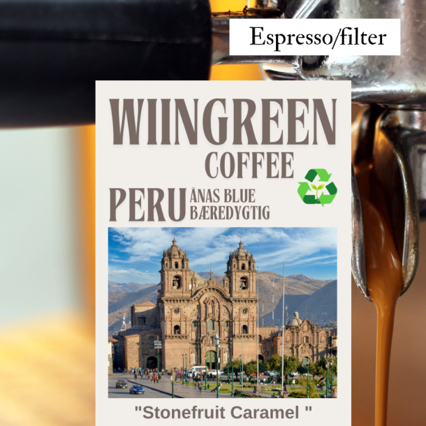 Peru �nas Blue , �KOLOGISK, Friskristet kaffe