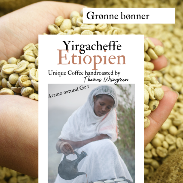 Yirgacheffe Aramo Grade 1, natural  Etiopien, Gr�nne B�nner, 1000 gr