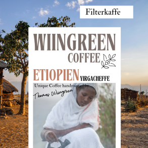 Etiopien natural Arabica Yirgacheffe Aramo Grade 1, friskristet kaffe hele b�nner