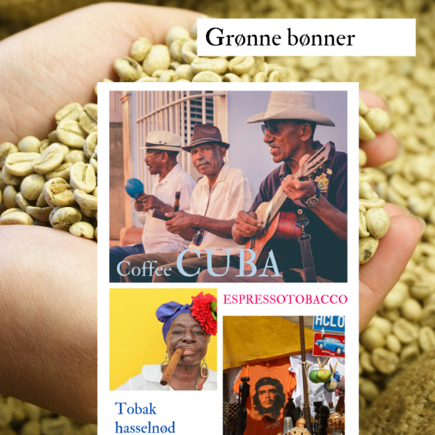Cuba Serrano Lavado, Espressotobacco, Grnne Bnner, 1000 gr
