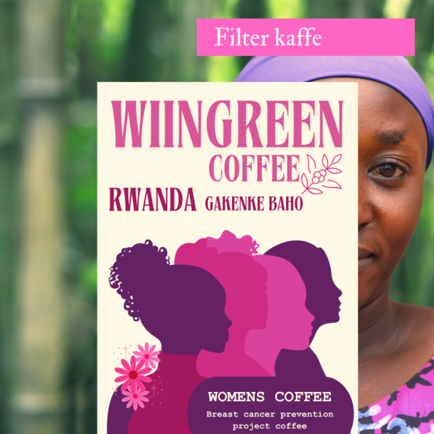 RWANDA Gakenke Baho, Breast Cancer Prevention Coffee, friskristet kaffe, hele b�nner