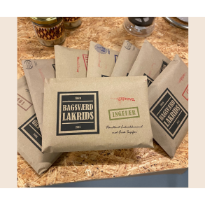 GRATIS GAVE 1 bagsv�rd lakrids, smagspr�ve m�rket.