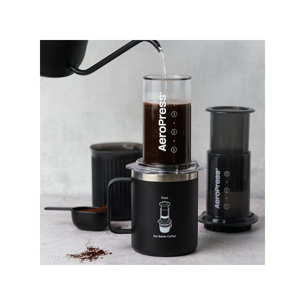 AeroPress - Travel To go kaffe krus sort 350 ml 