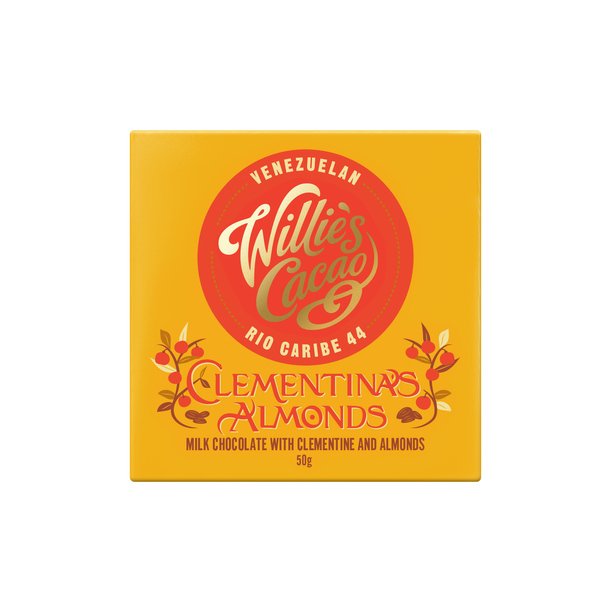 Willie's Cacao - Chocolate - Klementin - Mandler 50 gr