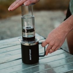 AeroPress - Travel To go kaffe krus sort 350 ml 