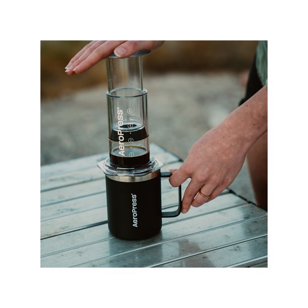 AeroPress - Travel To go kaffe krus sort 350 ml 