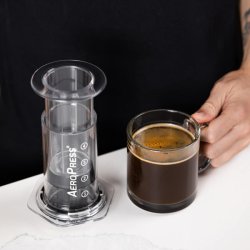 Aeropress clear coffee maker