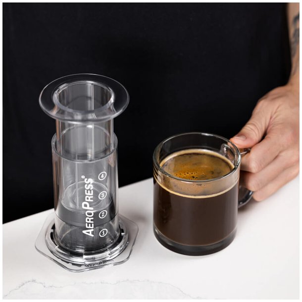 Aeropress clear coffee maker
