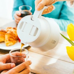 Hario Insulated Stainless Steel Server V60-02 PLUS hvid - 600ml