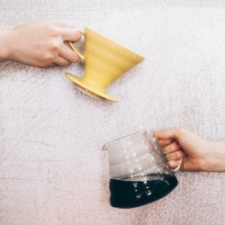Hario V60 keramik 2 kops, gul