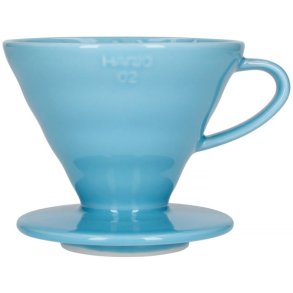 Hario V60 filterholder, 2 kops, bl keramik