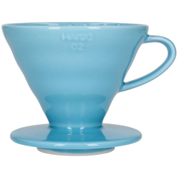 Hario V60 filterholder, 2 kops, bl keramik