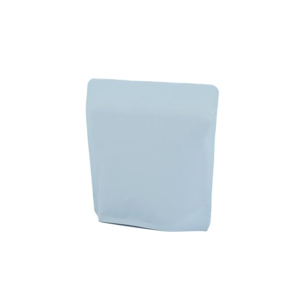 K-Seal Recyclable, Soft-Touch, Baby Blue + Zip+ Valve 350g