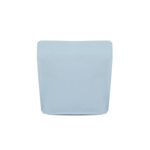 K-Seal Recyclable, Soft-Touch, Baby Blue + Zip+ Valve 350g