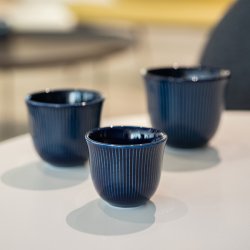 Loveramics embossed cobalt, 250 ml Cappuccino