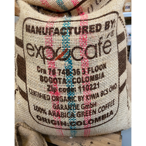 Colombia washed Arabica Excelso EP Cauca Organic, gr�nne r� b�nnner, 1000 gr