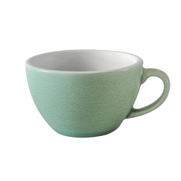 Loveramics egg 250 ml  cappucinokop inkl undertallerken, emarald