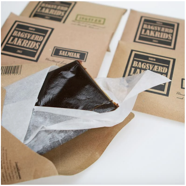 Bagsvrd lakrids, Mynte 160 gr 