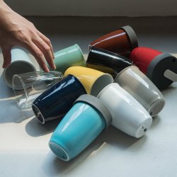 Loveramics Nomad - To Go Krus  250ml - Gunpowder