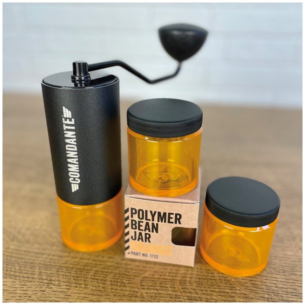 Comandante - Bean Jar - Orange Polymer