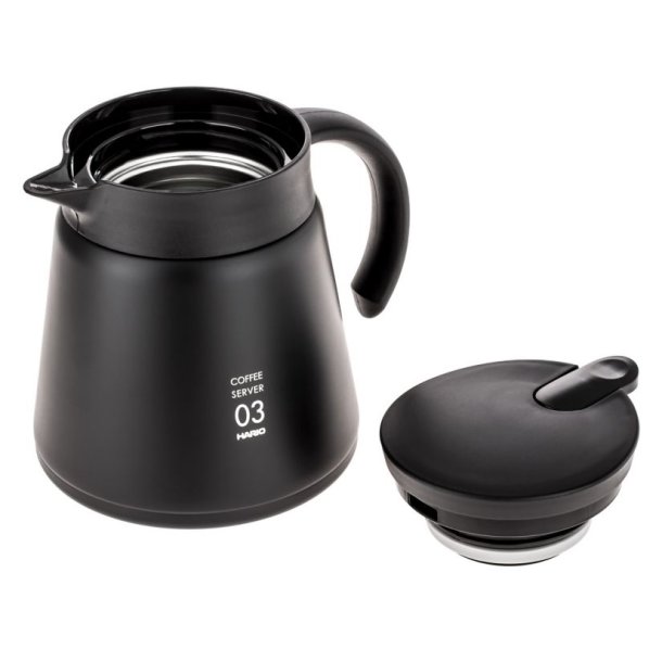Hario V60 termo server sort VHS-60B 550 ml (1 - 2 dages levering)