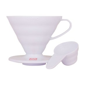 Hario V60-02 Plastic Dripper hvid