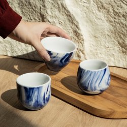 Loveramics Brewers - 150ml Nutty Tasting Cup - Cobalt Ink