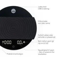 Wilfa Uniform Evo kaffekv�rn CG4B-S150 (sort)